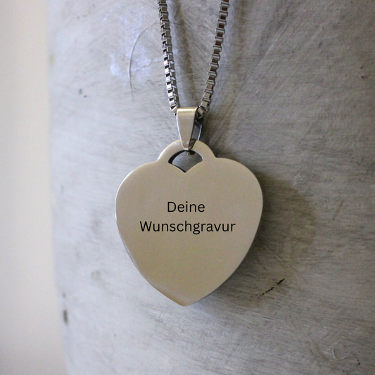 Herzanhäner Edelstahl