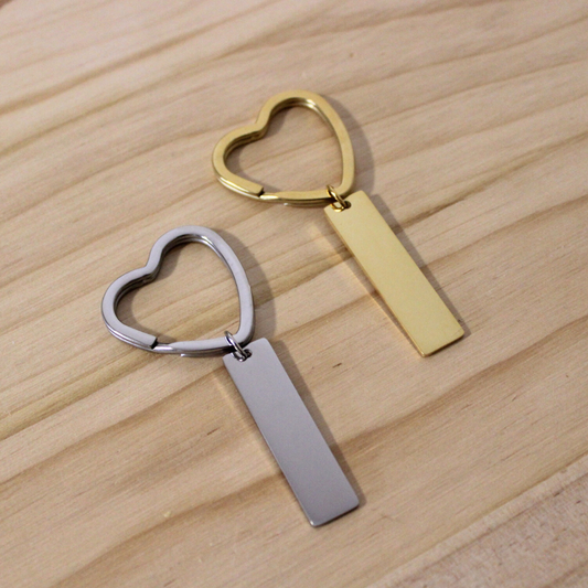 Schlüsselanhänger mit Herz Karabiner