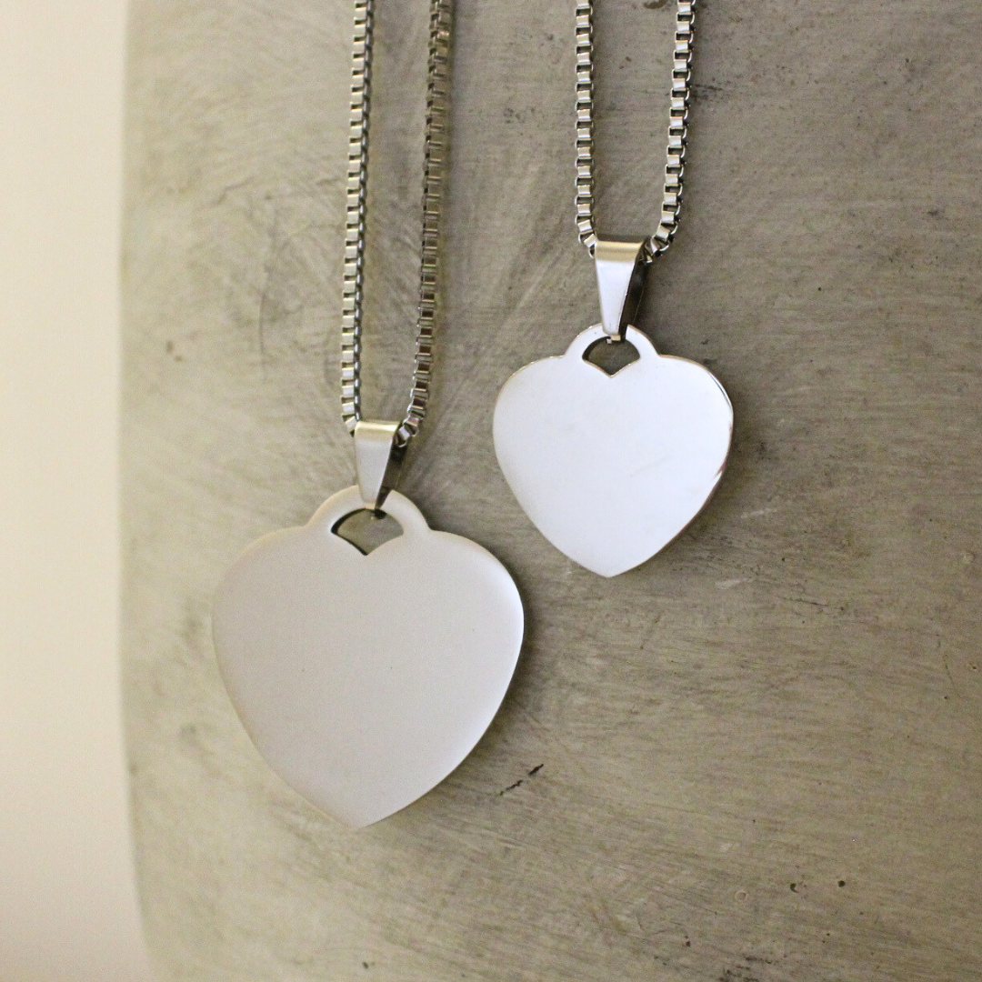 Herzanhäner Edelstahl