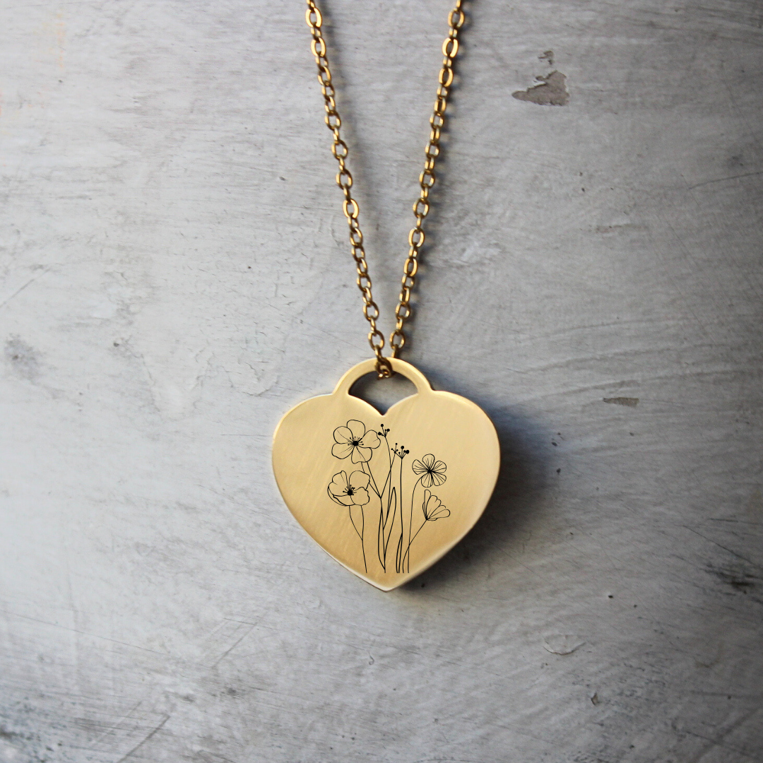 Herzanhäner Edelstahl