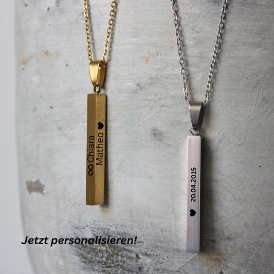 Kette mit Quader Anhänger