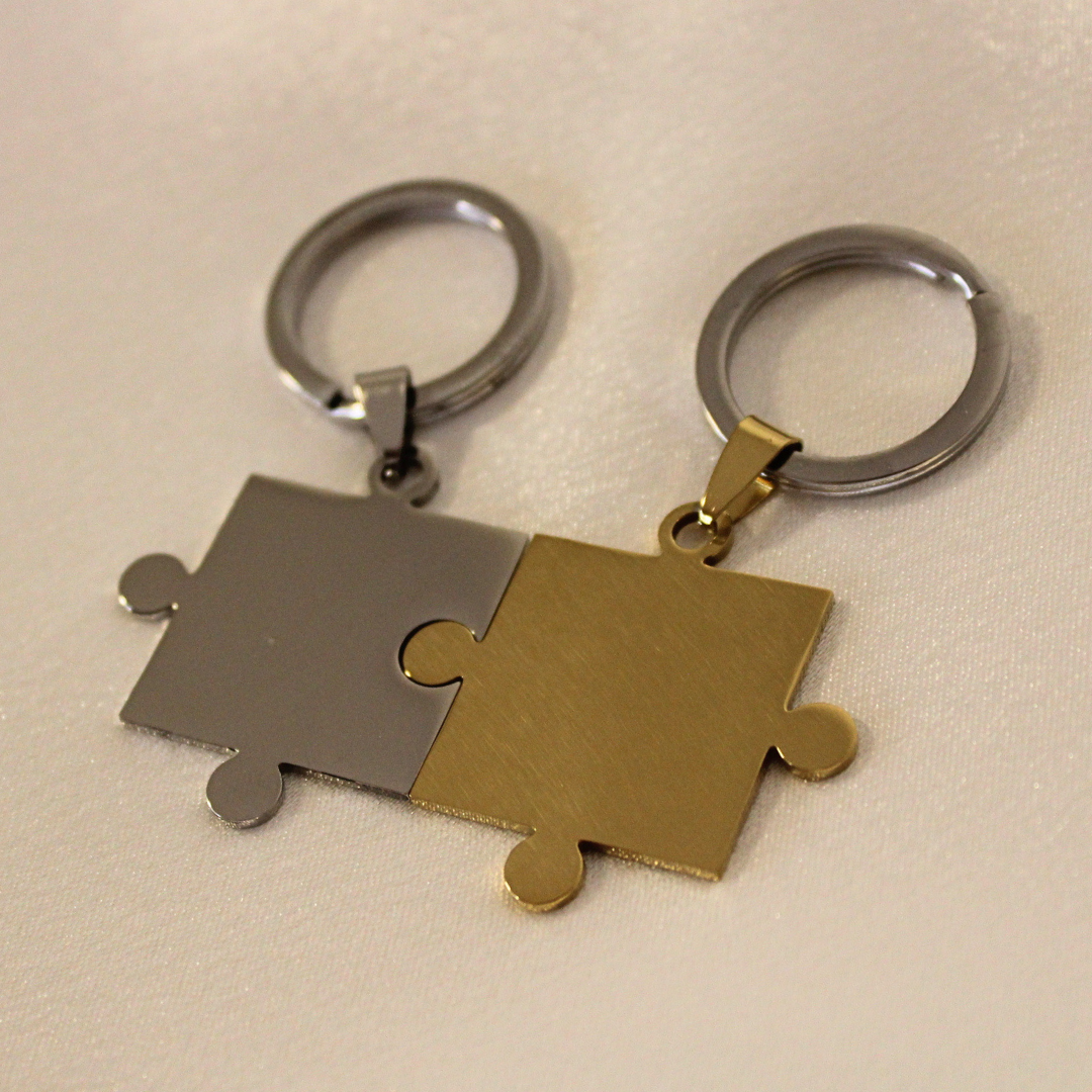 Puzzle Schlüsselanhänger Set